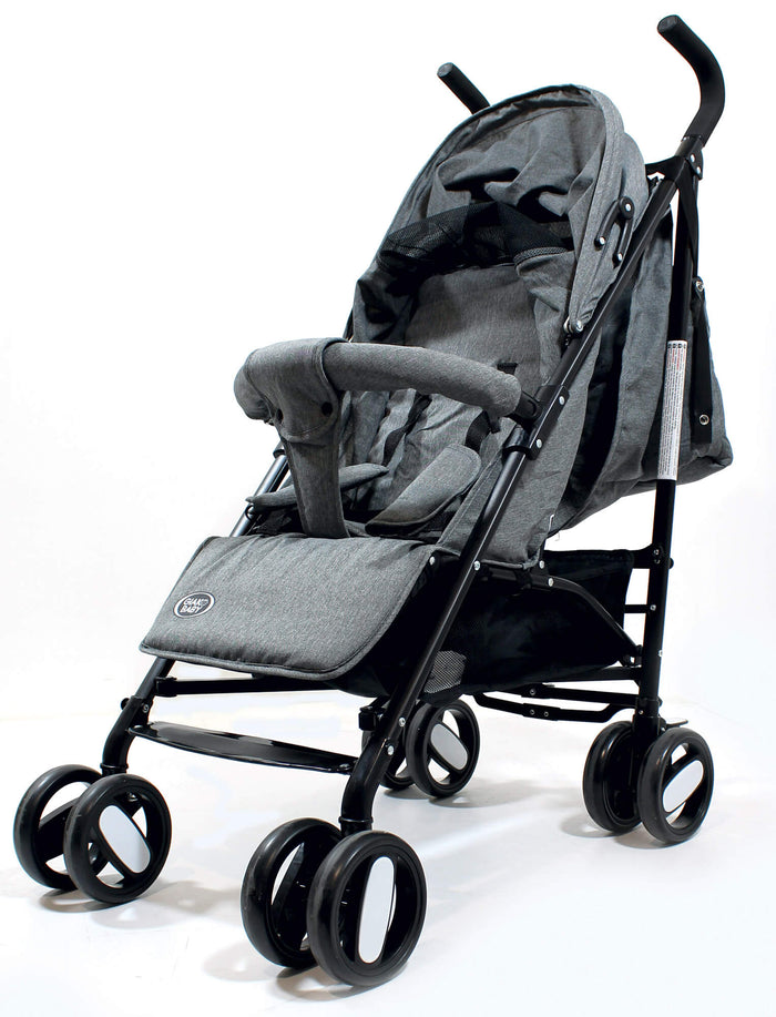 Passeggino Leggero per Bambini Pieghevole con Borsa Nemo Grigio