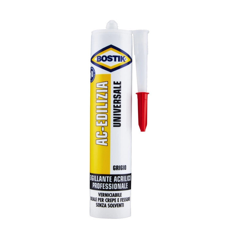 BOSTIK ACRILICO EDILIZIA 300 ML GRIGIO CARTUCCIA- 24,0 pz