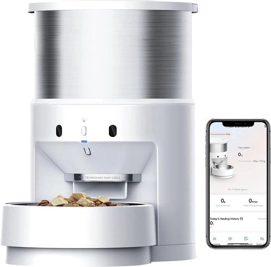 Dispensatore di Fieno Automatico - Dispensatore di Fieno - Dispensatore di Fieno per Gatti - Ciotola di Cibo Automatica
