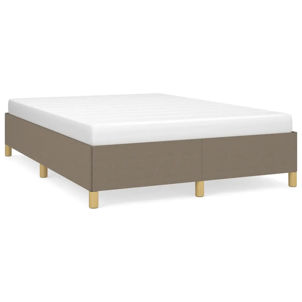 Giroletto senza Materasso-Struttura Letto Tortora 140x190 cm in Tessuto