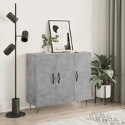 Credenza Grigio Cemento 90x34x80 cm in Legno Multistratocod mxl 103938