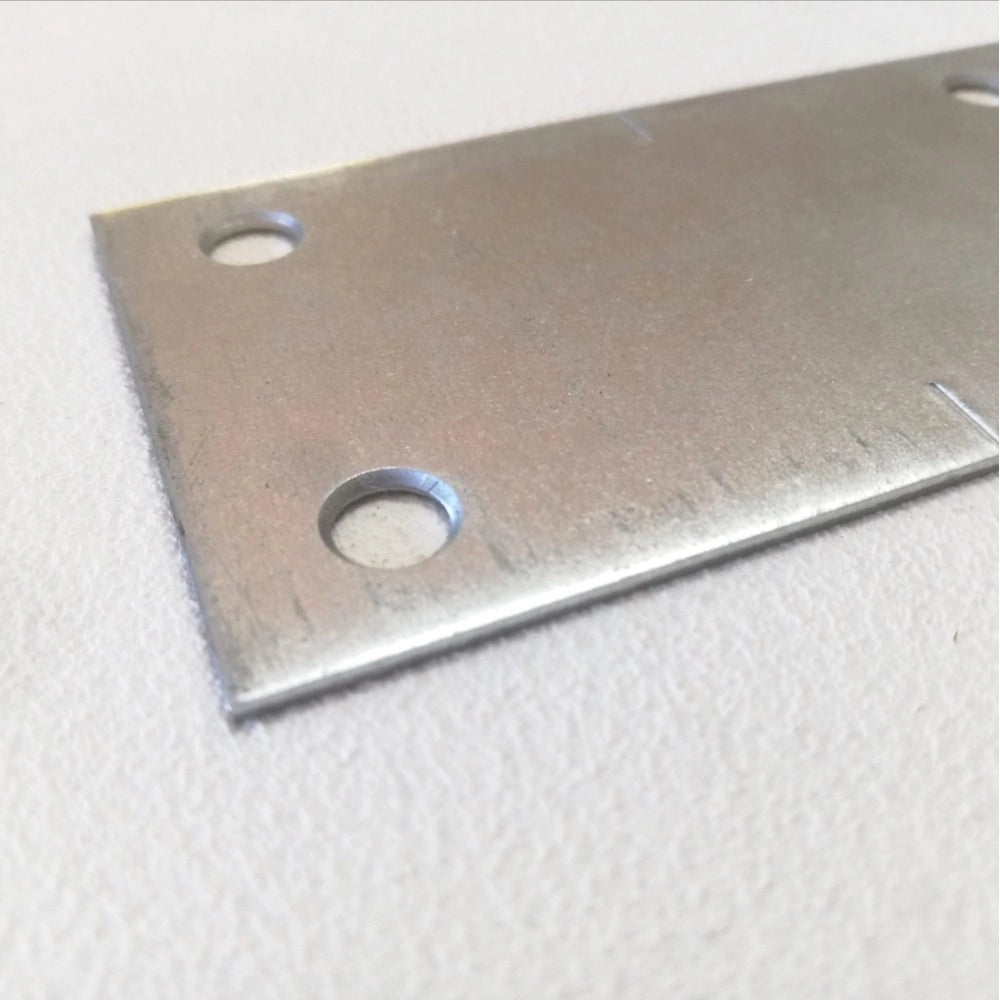 Piastrina di giunzione diritta 50x90mm - 10 unità