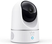 Camera di sorveglianza Wi-Fi a 2K con pannelli e inclinazione, riconoscimento facciale, visione notturna, sensore di movimento