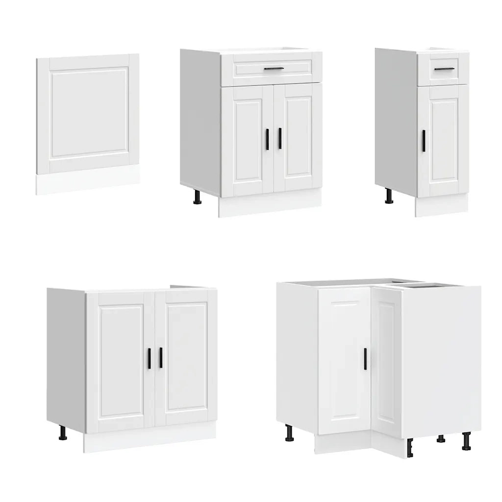 Set Mobili da Cucina 11 pz Porto Bianchi Legno Multistrato