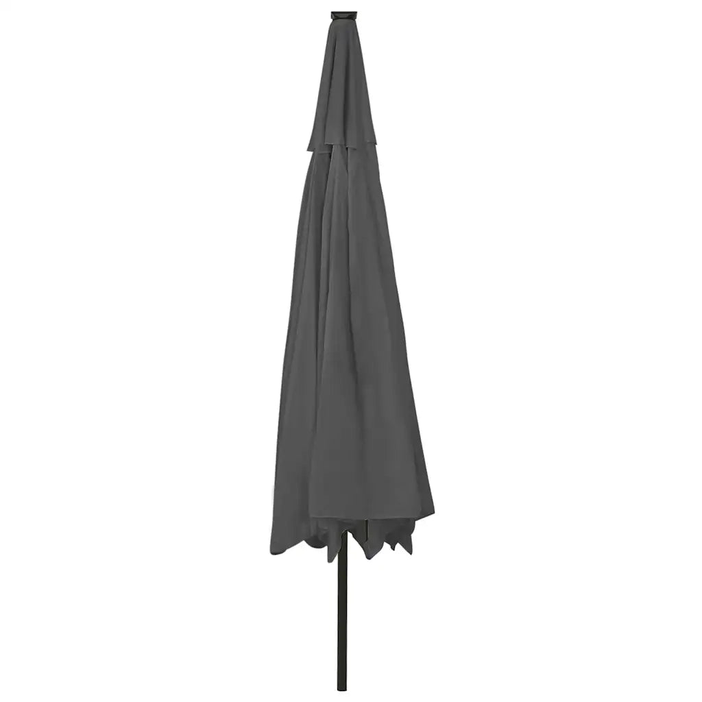 Ombrellone da Giardino con Luci LED 400 cm Antracite 312532