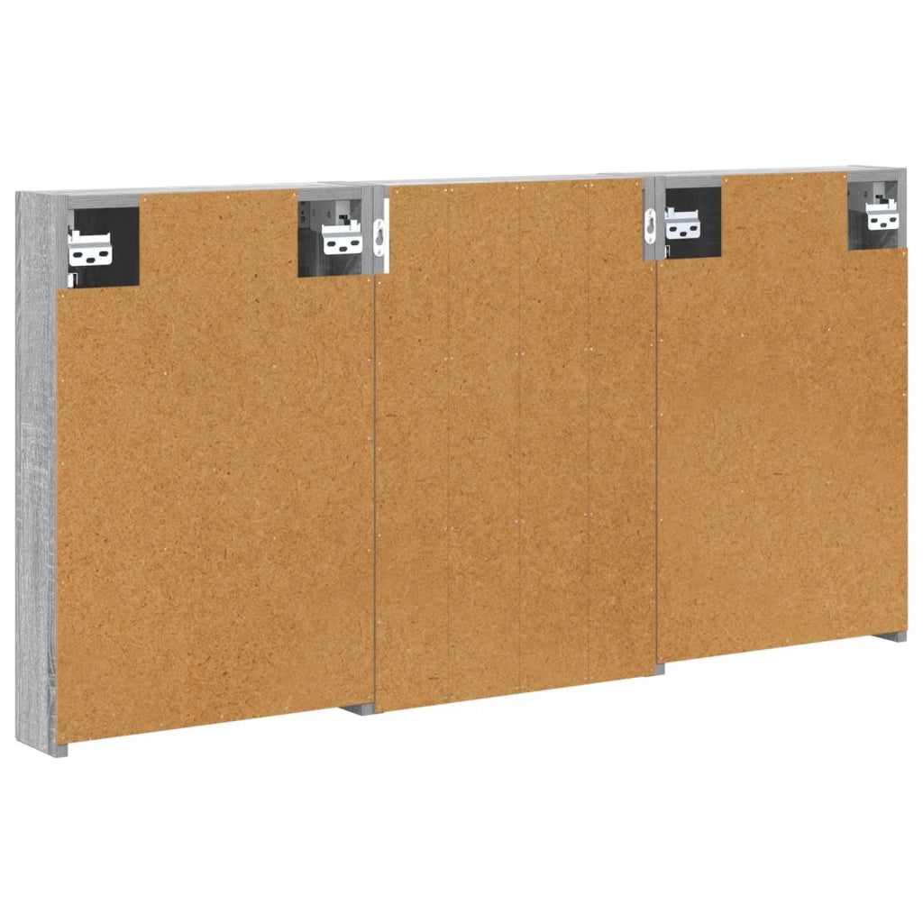 Set di Armadi da Bagno con porta 3 pcs 120 x 10,5 x 60,5 cm 3403733