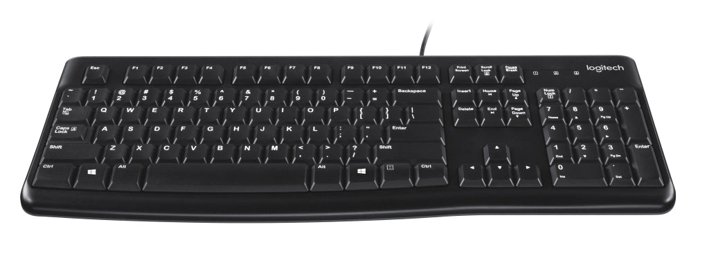 TASTIERA K120 LOG BLACK USB US LAYOUT BLACK LOGITECH