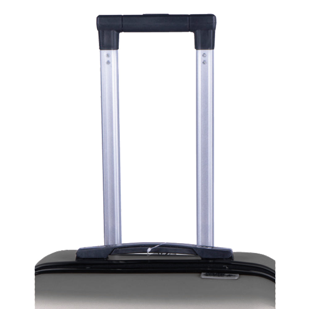 Trolley Cabina Rigido Bagaglio a Mano 33.5x22x55 cm con Maniglia Telescopica Grigio
