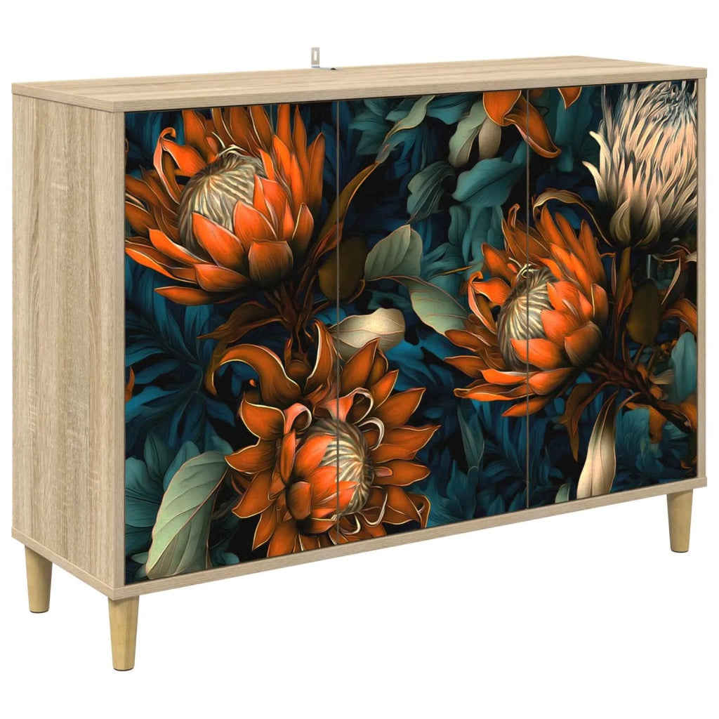 Credenza LOCHEM Sonoma 102 x 33 x 75 cm Legno ingegnerizzato 8006950