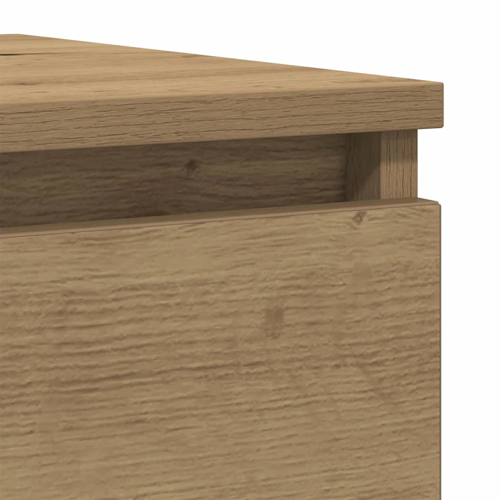 Credenza-Buffet-Armadio da cucina Rovere Artigianale 100x35x76 cm in Legno Multistrato