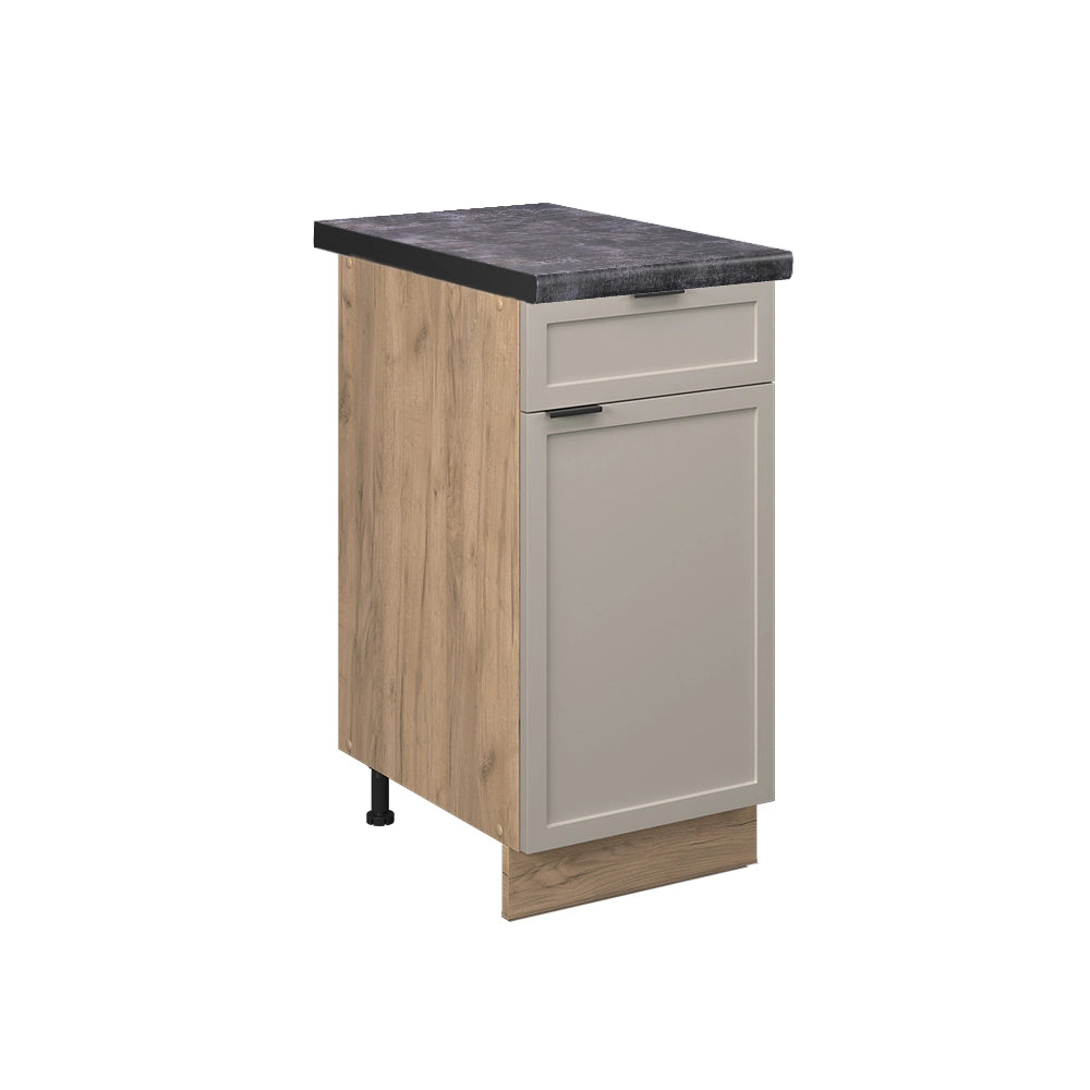 Vicco Mobile base cucina GrigioBeige 40 cm , PL Antracite
