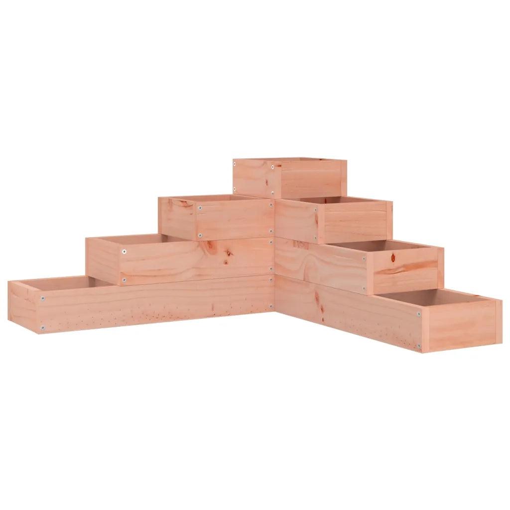 Fioriera Giardino 4 Ripiani 80,5x79x36cm Legno Massello Douglas 825322