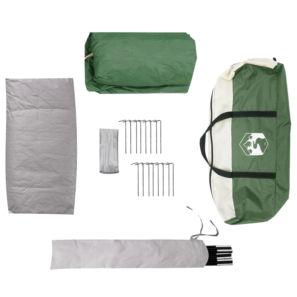Tenda a tunnel con copertura impermeabile 10 persona Verde 42042238