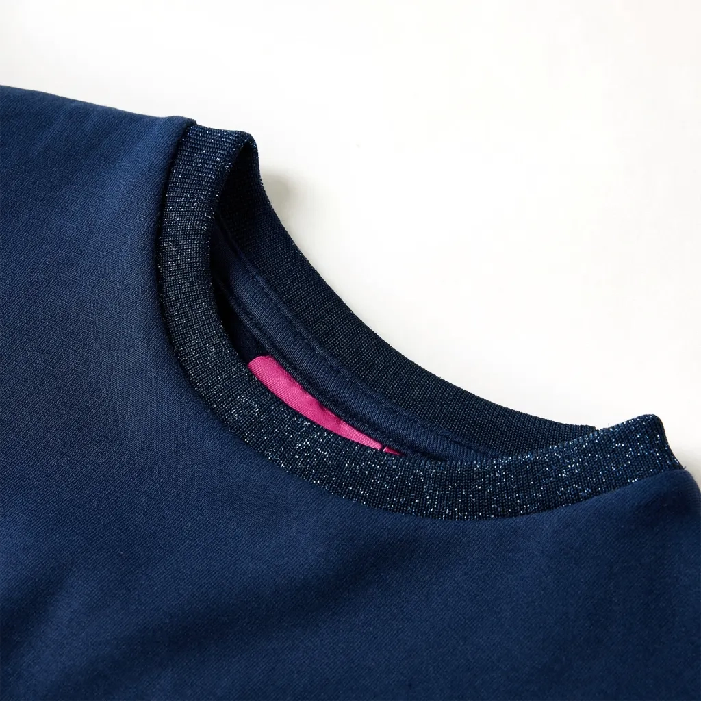 Abito da Bambina a Maniche Lunghe Blu Marino 92 CFW9316953