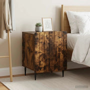 Armadio da Notte 2 pcs Rovere Fumo 43 x 34,5 x 52 cm 894346