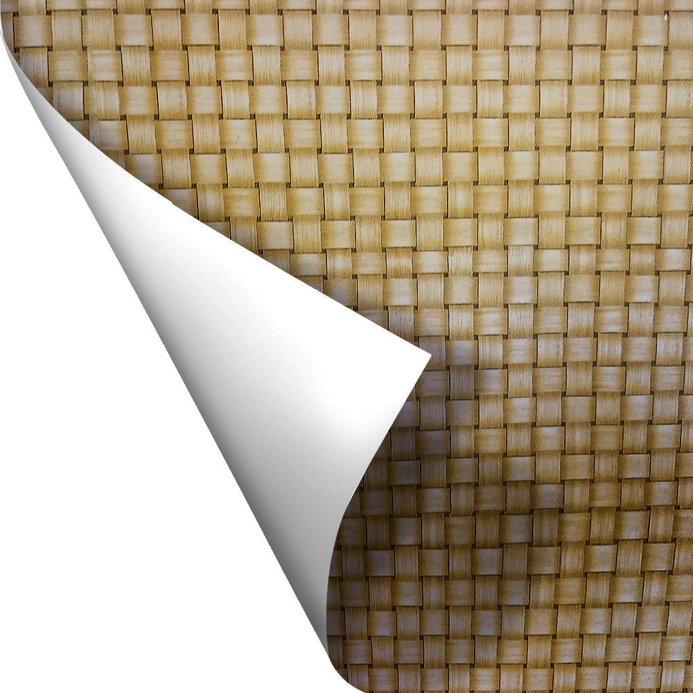 BAMBU STRIPS - Pellicola decorativa adesiva larga base 122cm Misura: 122x500 cm