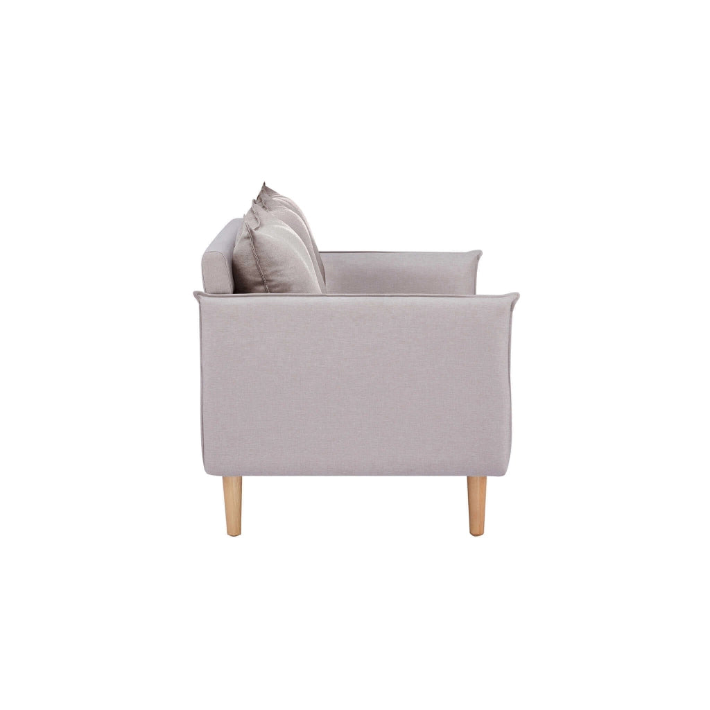 Divano 3 posti stile scandinavo in Tessuto cm 188x82x84 - LEO