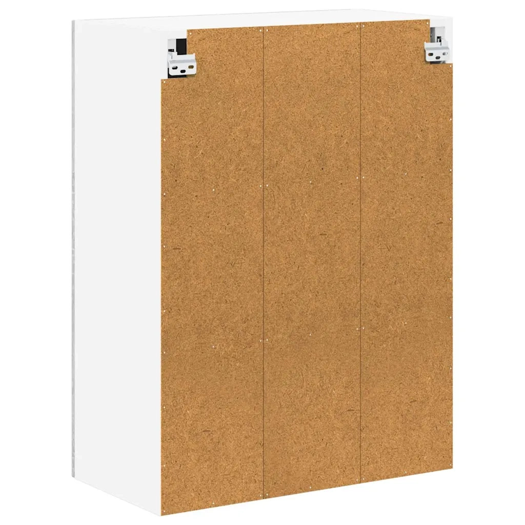 Mobile in vetro da parete LUCCA Grigio Sonoma 60 x 31 x 80 cm