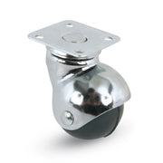 Avo RUOTA GIREVOLE PER MOBILI CUFFIA CROMATA art.165 mm.30-piastra mm.40x40 24.00 pz