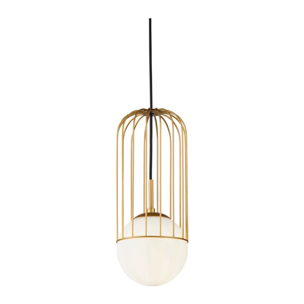 Lampada a sospensione Maytoni Telford oro sfera Ø15