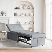 vidaXL Divano letto Grigio chiaro 194 x 67 x 37 cm Tessuto