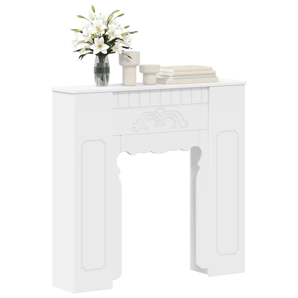 Cornice per camino Bianco 93 x 20 x 89 cm Legno ingegnerizzato 8006624