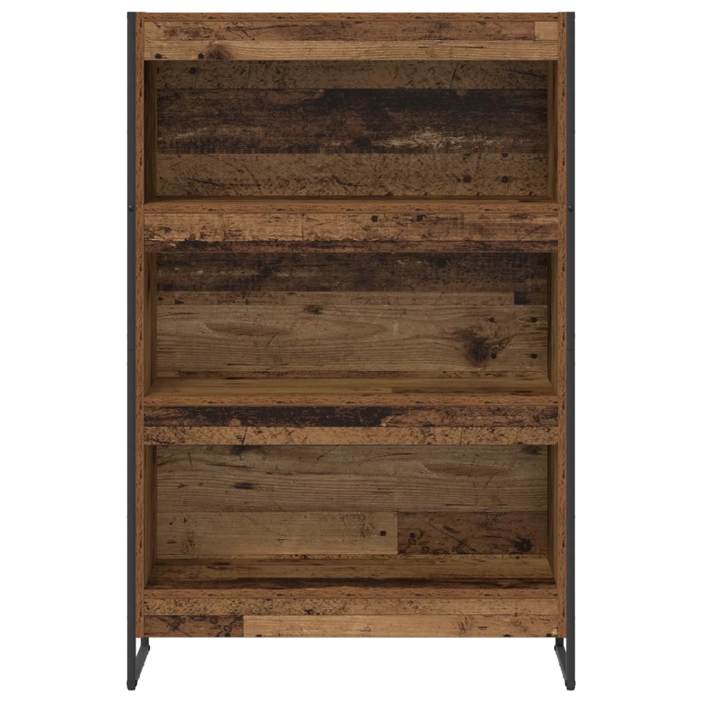 Armadio per Libri Legno vecchio 80 x 30 x 121 cm