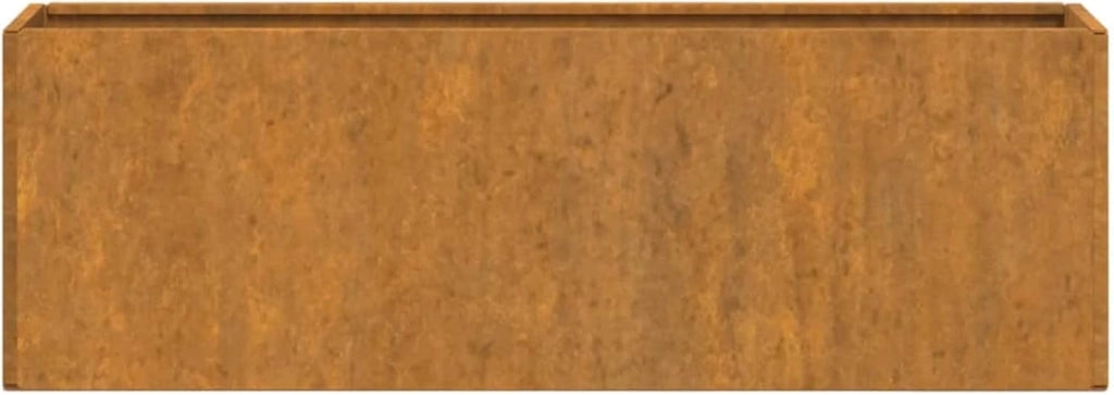 Fioriere da parete 2 pz Acciaio Corten Grigio 53x10x17 cm, Vasi da esterno, Fioriere da esterni, Raised Bed, Fioriera Balcone, Vasi Balcon - 823686