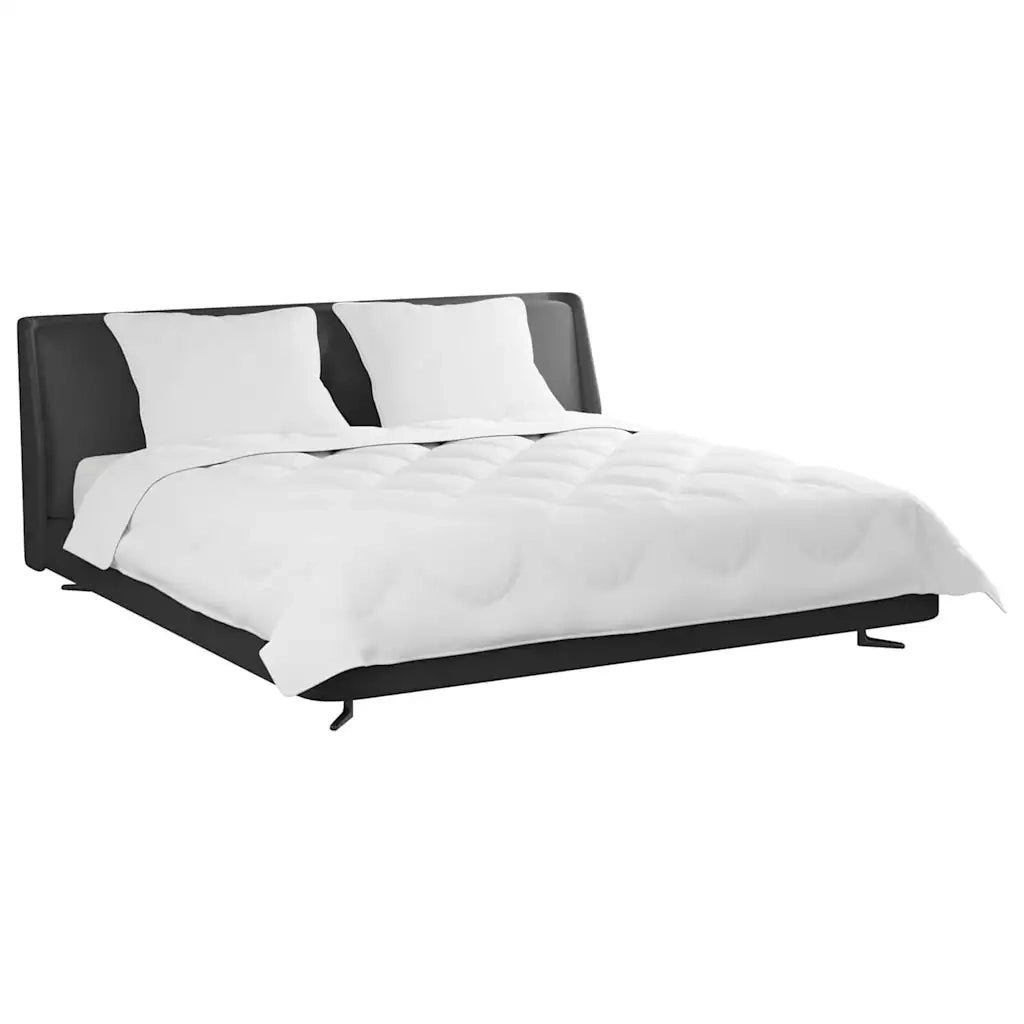 vidaXL Set di piumini con cuscino 3 pcs Bianco 240 x 220 cm Microfibra