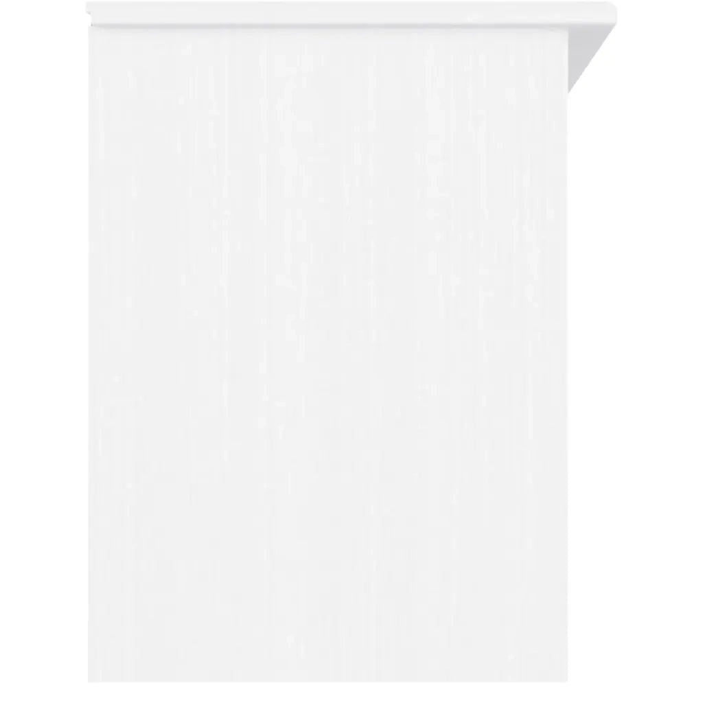 Panca Porta Scarpe ALTA Bianca 100x35x45 cm Legno Massello Pino 353932