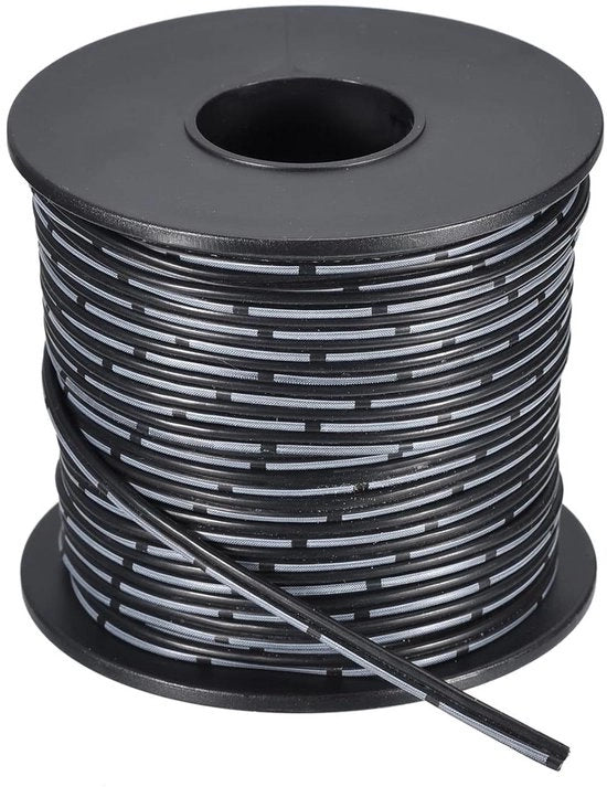 Cavo flexibile di collegamento silicone 28AWG 2-polare 28m nero - modello aereo modello auto apparecchiature elettriche