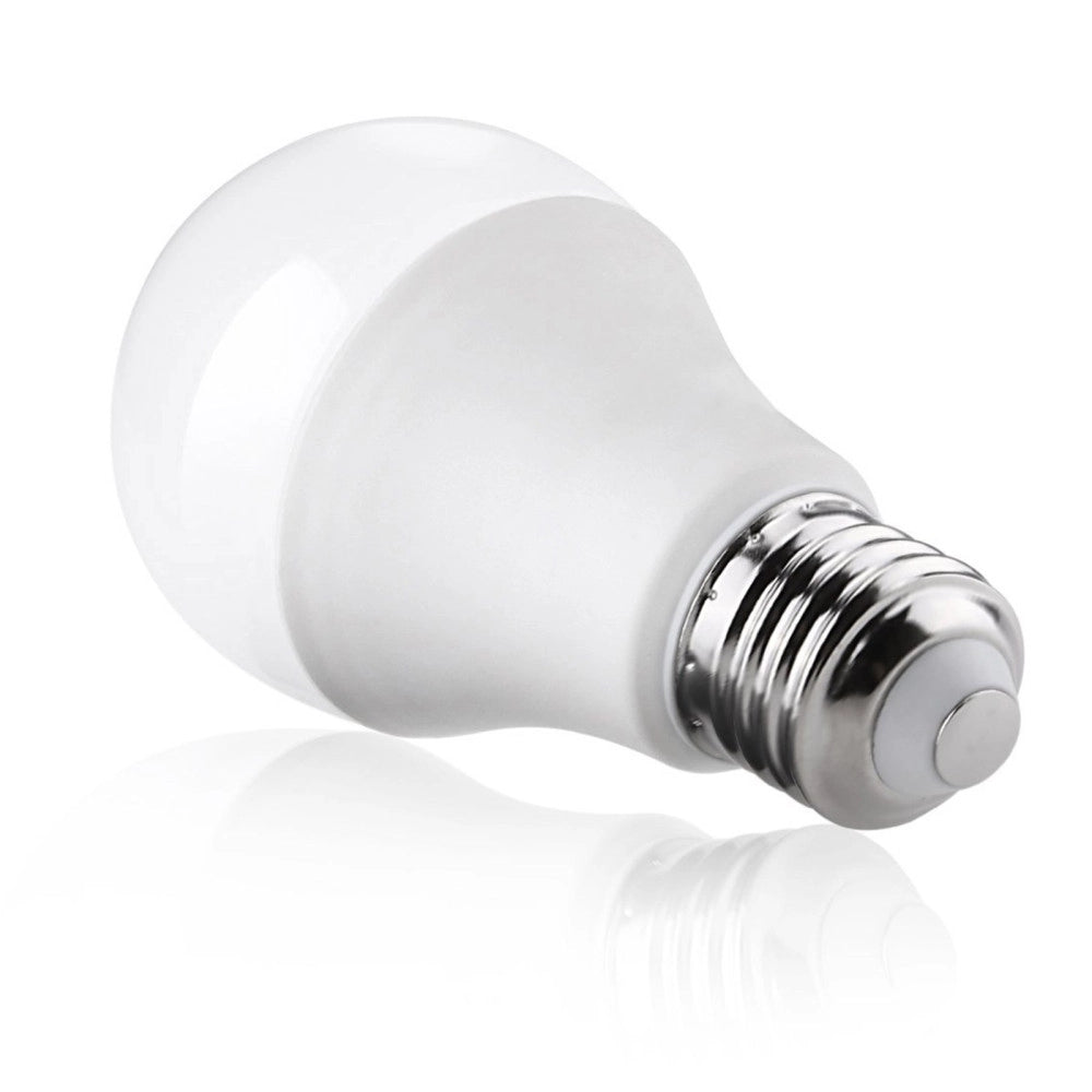Trade Shop - Lampadina Led 3 - 5 - 7 - 9 - 12 Watt A Bulbo Luce Fredda E Calda Attacco E27 - -bianco Freddo-7 Watt