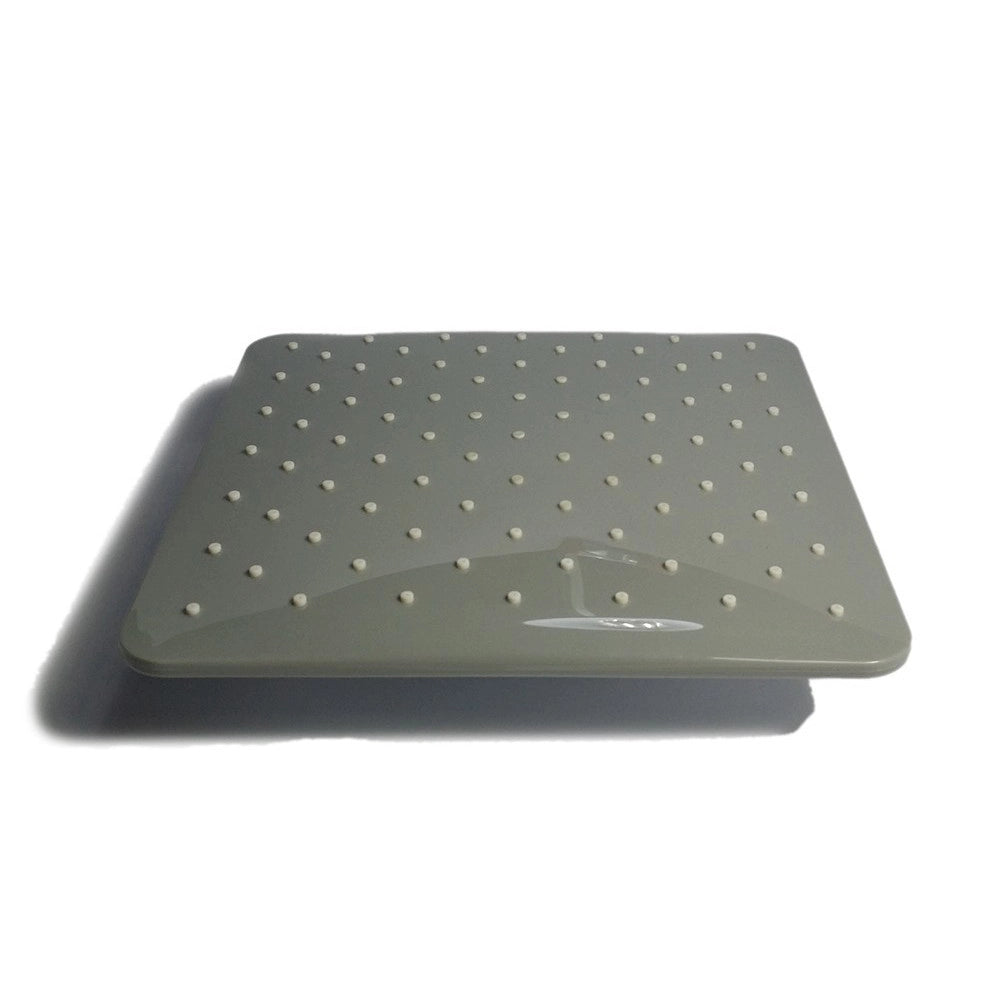 Trade Shop - Soffione Doccia Quadrato 20x20cm Bagno Effetto Pioggia Sottile Cromato 93004 -