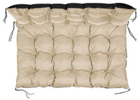 Cuscini da giardino AIO FACTORY 120x80 cm impermeabili beige pallet