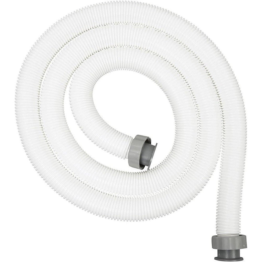Trade Shop - Tubo Da 3 Mt Diam.38 Mm Per Pompe Filtri A Sabbia Bianco Ricambio Piscina 58368 -