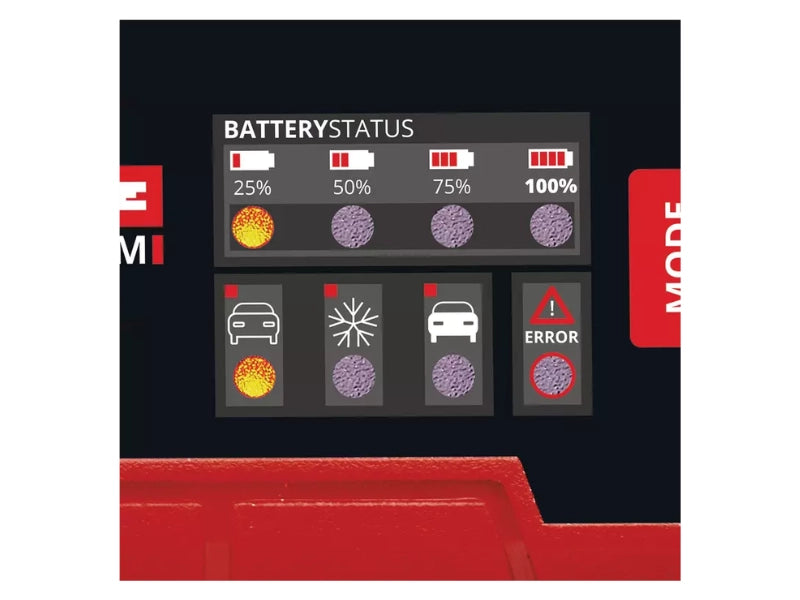 Caricabatterie Einhell CE-BC 5 M LiFePO4 12V 5A IP65 batterie gel AGM litio
