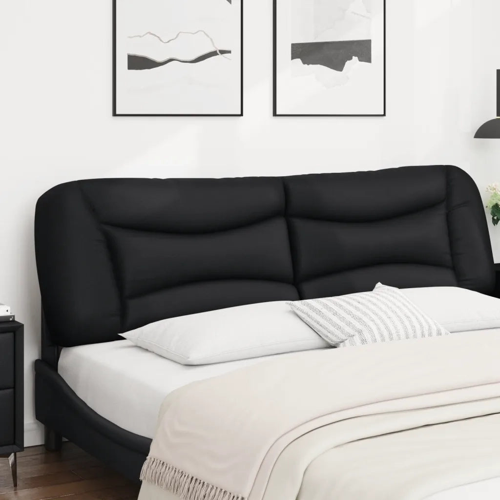 Cuscino testiera Nero 180 cm in Similpelle 374642
