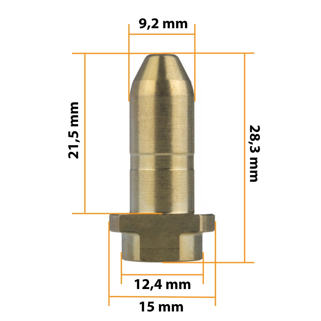 Ugello di Ricambio per Lancia Vario compatibile con Kärcher K5 K6 K7 – Monolite in Ottone, Alta Durata