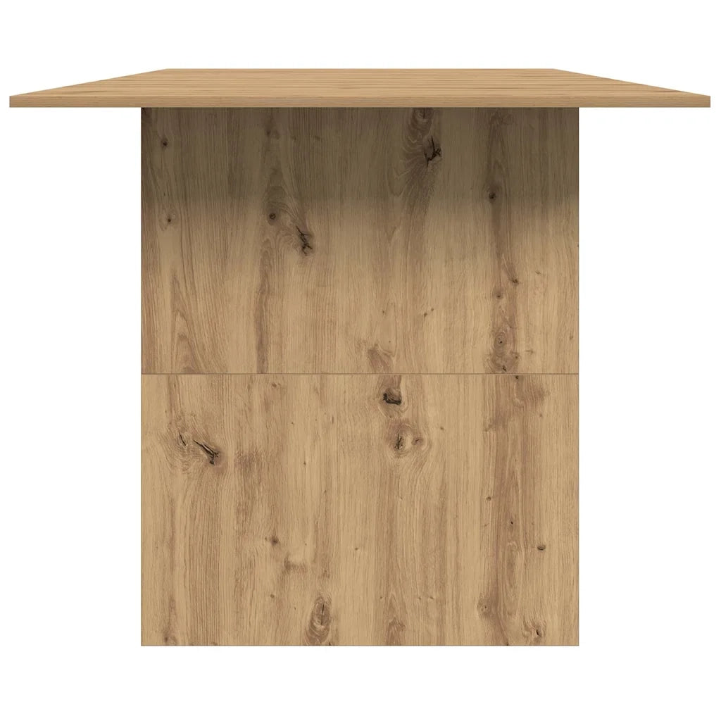 Tavolo da Pranzo Rovere Artigianale 180x90x76 cm in Truciolato