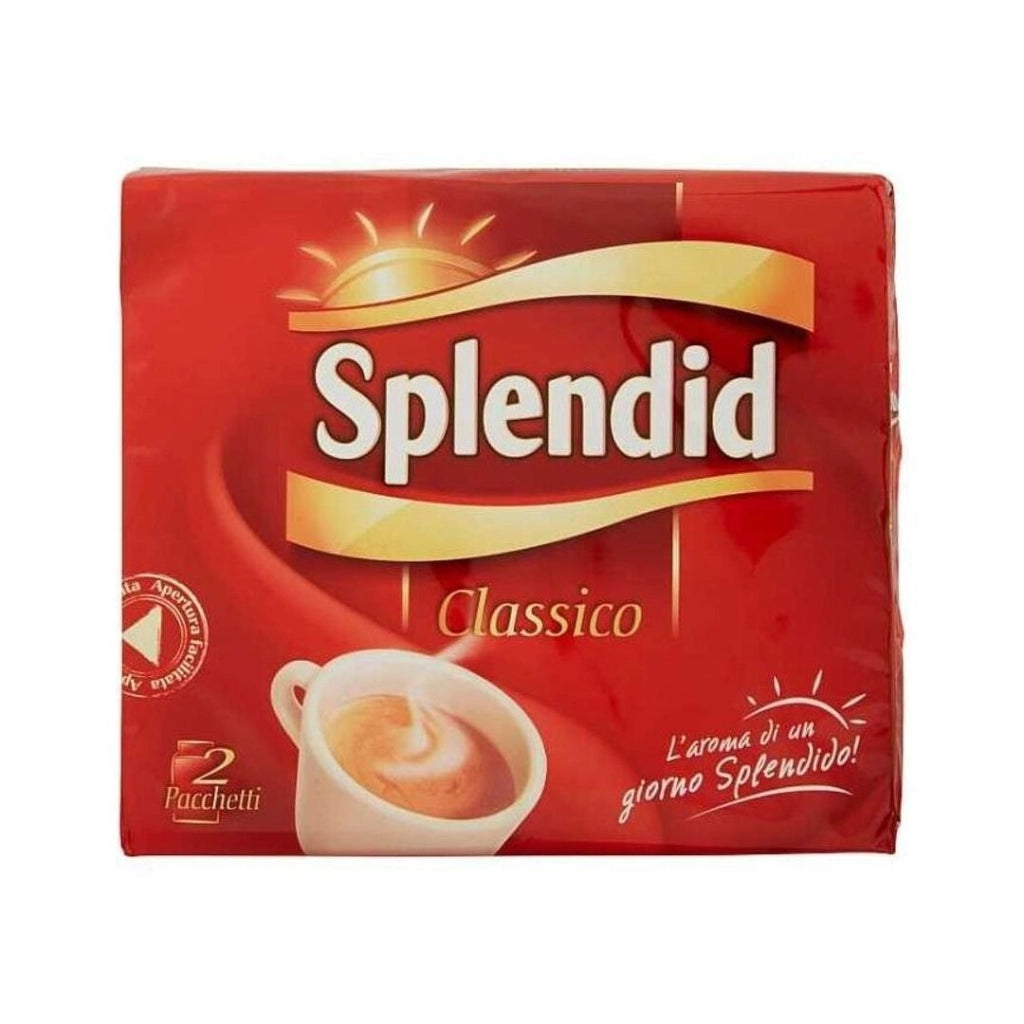 Splendid caffe' classico confezione da 2 pacchi da 250 grammi ciascuno caffe' per moka