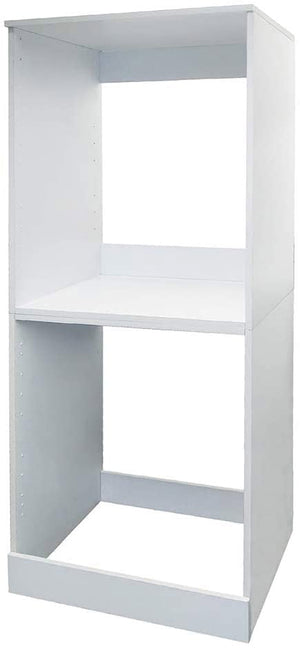 Mobile Coprilavatrice e Asciugatrice a Colonna 179x70,3x60,6 cm in Nobilitato Bianco