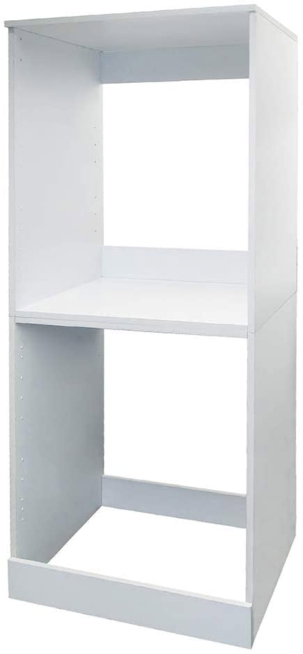 Mobile Coprilavatrice e Asciugatrice a Colonna 179x70,3x60,6 cm in Nobilitato Bianco