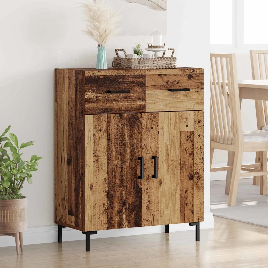 Credenza | Madia | Buffet da pranzo | Armadio da pranzo Legno vecchio 69,5 x 34 x 90 cm Legno multistrato
