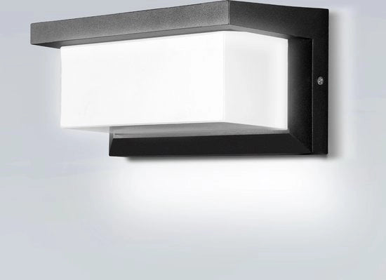 Lampada da Parete a LED 18W con Sensore di Movimento Lampada da Parete IP65 con Regolazione di Angolo e Sensore Regolabile