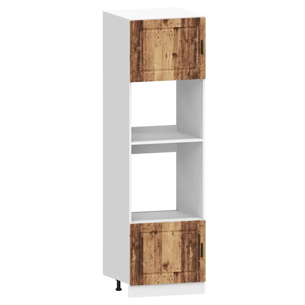 vidaXL Set Mobili da Cucina 7 pz Porto Legno Vecchio in Truciolato