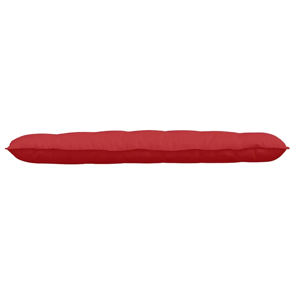 Cuscino per Schiena Rosso 160 x 19 x 50 cm Tessuto