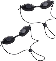 Bracciale per solario cabinebrille per abbronzatura occhiali per luce solare terapia con luce solare occhiali con silicone morbidi occhiali sicuri per cliniche estetiche per uso domestico occhiali per solario nero