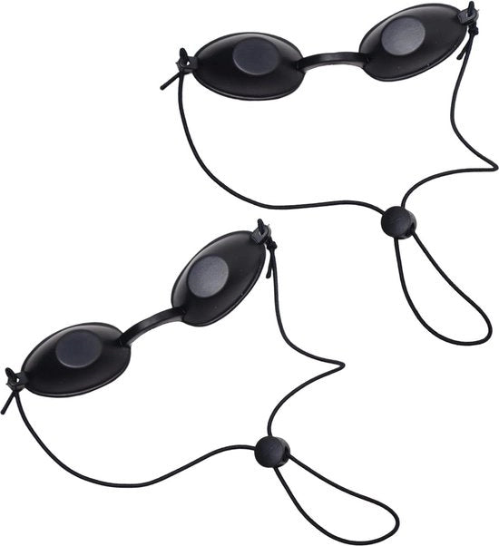 Bracciale per solario cabinebrille per abbronzatura occhiali per luce solare terapia con luce solare occhiali con silicone morbidi occhiali sicuri per cliniche estetiche per uso domestico occhiali per solario nero