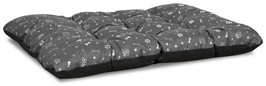 AIO FACTORY 80x60 cm PRESTIGE Letto per cani impermeabile Silver Bones