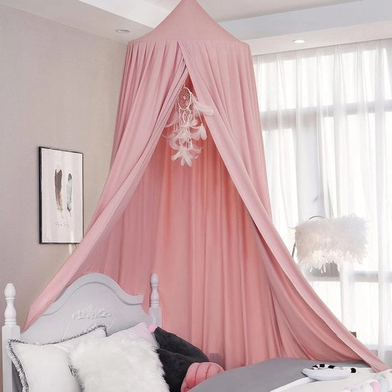 Baldacchino per bambini, tenda per letto per bambini, lenzuolo per letto, tessuto di cotone, zanzariera per camera da letto, tenda per cameretta, lettino per bambini